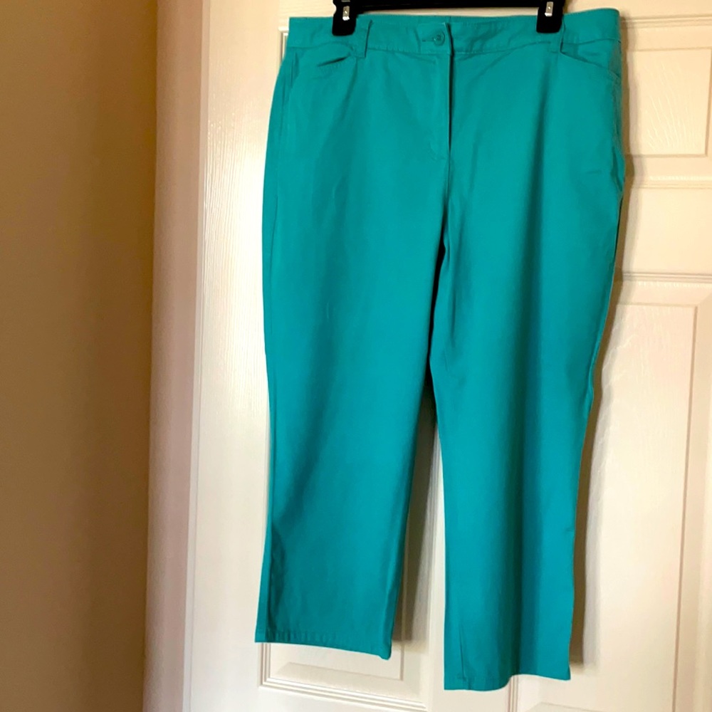 Aquamarine capris by Chico’s